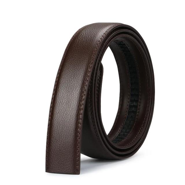Cinto Masculino Couro Genuíno Fivela Automática 3.5cm