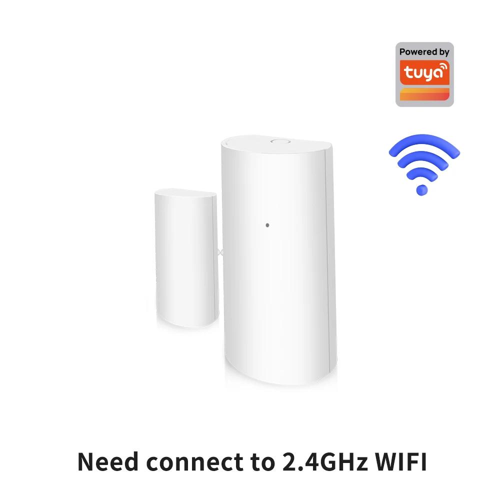 Sensor de Porta e Janela Inteligente Tuya WiFi, Detector de Contato Sem Fio para Automação Residencial e Sistema de Segurança - Image 1