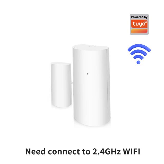 Sensor de Porta e Janela Inteligente Tuya WiFi Detector de Contato Sem Fio 1 Unidade