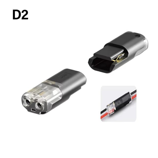 Conector de Fio Elétrico Universal Sem Descascar - Interconexão Rápida