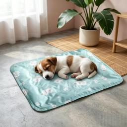 Tapete de Resfriamento para Animais de Estimação no Verão, Almofada de Gel Refrigerante Autoirrigável para Pets, Tapete de Gelo Portátil e Durável, Adequado para Cães Pequenos e Grandes - Image 6