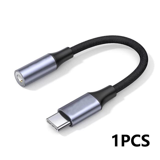Adaptador de Áudio USB-C para 3.5mm Auxiliar - Conexão Universal