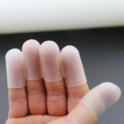 Protetor de dedo de silicone, 5 peças, resistente a altas temperaturas, capa antiderrapante para dedos - Image 1
