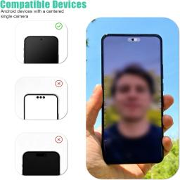Capa de Webcam para Celular, Adesivo de Privacidade para Câmera Frontal para Galaxy Pixel e iPad, Adesivos Protetores Transparentes Ultra-Finos - Image 3