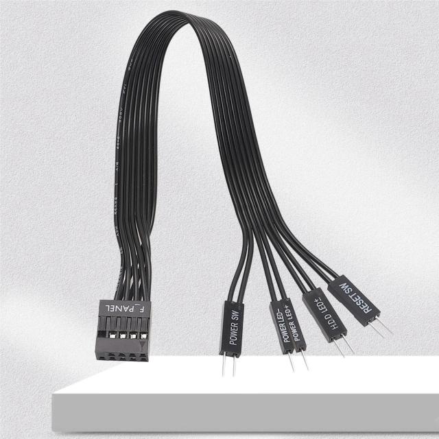 Rgeek Cabo F_Panel para Placa-Mãe 20cm Conexão de Energia e LED
