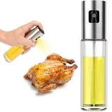 Spray de Óleo para Cozinha, 100ml de Azeite ou Vinagre, Design com Gatilho, Garrafa de Vidro para Spray de Vinagre em Aço Inoxidável - Image 2