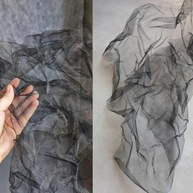 Tecido de Malha Metálica de Aço Elástico para Modelagem, Material para Decoração de Fundo de Casamento DIY, Tecido de Rede Decorativa