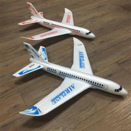Brinquedo de Avião de Passageiros Montável de Espuma EPP de 49CM para Crianças, Lançamento Manual, com Adesivos, para Atividades ao Ar Livre - Image 3
