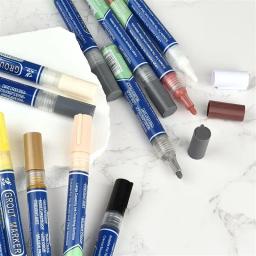 Tile Grout Canetas Branco impermeável Tile Marker Grout Pen Wall Seam Pen para telhas Piso Banheiro Descontaminação Seam Repair Tools - Image 3