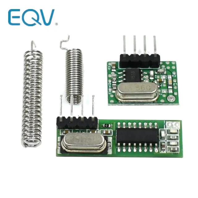 Módulo Receptor e Transmissor RF Superheterodino 433MHz para Arduino Kits DIY