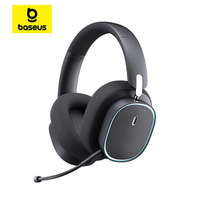Baseus GH02 Fones de Ouvido Sem Fio para Jogos Bluetooth 5.3 2.4G RGB