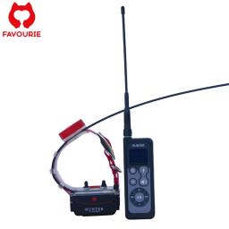 FAVOURIE Coleira rastreadora GPS para cães à prova d'água com função de treinamento para caça sem cartão Sim GPS-DTR-25000-PRO - Image 1