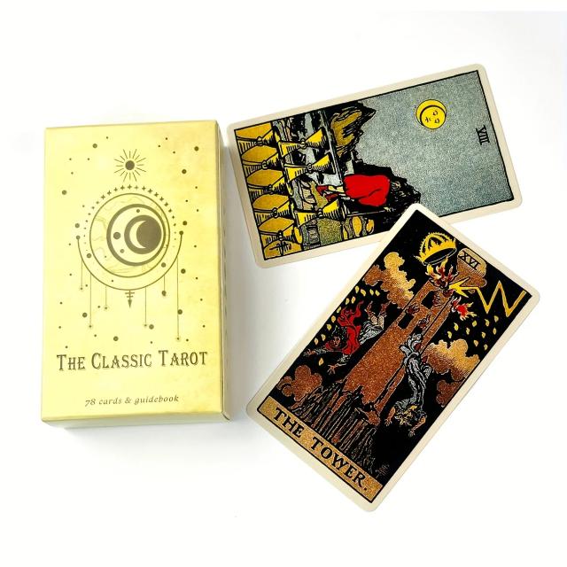Baralho de Cartas de Tarô Clássico 78 Peças