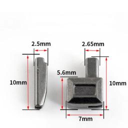 10 pares de rolha de zíper de reparo, rolha de zíper de extremidade aberta, acessórios de costura diy para roupas - Image 5