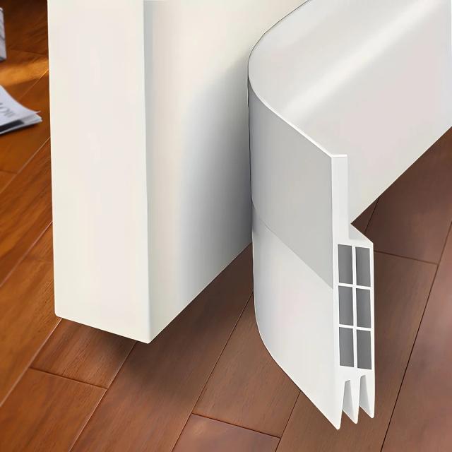 Tira de Vedação Inferior de Porta Autoadesiva 1 Metro PVC - Isolamento e Proteção