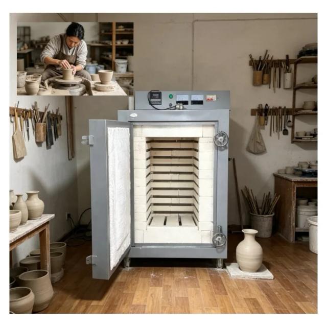 Forno Elétrico Automático Multimodelo para Produção de Cerâmicas, Moldagem e Sinterização