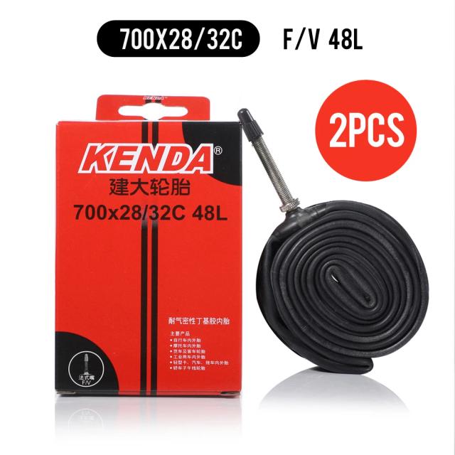 Kenda Tubo Interno Bicicleta 700c Válvula Schrader/Presta 2 Peças