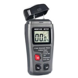 Novo medidor digital de umidade de madeira profissional testador úmido de madeira higrômetro portátil detector de madeira emt01 com display lcd hd - Image 2