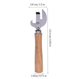 Abridor de aço inoxidável portátil manual tampa removedor multifuncional abridor de lata utensílio gadgets para frascos vasilhas acessório de cozinha - Image 6