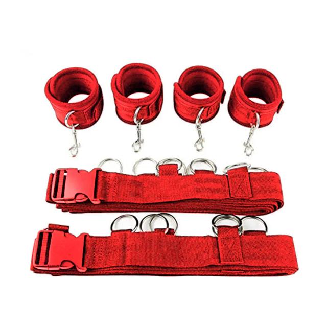 Conjunto Bondage para Casais - Contenção Erótica - Divisão Perna e Pescoço
