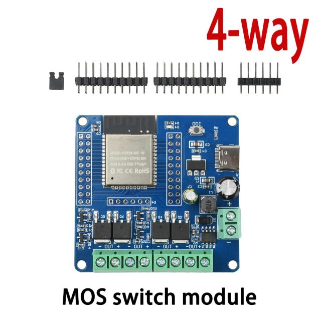 ESP32-32E Módulo de Relé Programável com WiFi e Bluetooth 5-60V