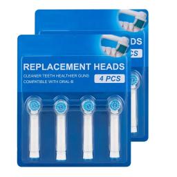 Escova de Substituição para Escova de Dentes Elétrica Oral-B, Advance Power, Vitality, Precision Clean, Pro Health, Triumph, 3D Excel, 8Pcs - Image 6