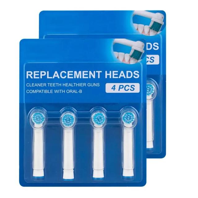 Oral-B Cabeças de Escova Elétrica Compatíveis - 8 Peças
