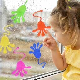 Mini Sticky Hands Brinquedos Sensoriais para Crianças, Goodie Bag Filler, Birthday Party Favors, Classroom Prêmios, Presentes para Convidados, Diversão, 20-50Pcs - Image 3