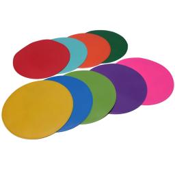 Marcador esportivo de borracha redonda durável, 9 peças 23cm, marcadores de ponto de vinil poli para brocas e treinamento de velocidade e agilidade - Image 2