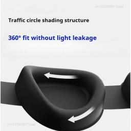 Máscara de Olhos 3D Dreamlight para Viagem, Máscara de Dormir com Bloqueio de Luz, Auxílio Estereoscópico 3D, Portátil, Ajustável, Moldada em Forma Côncava - Image 4