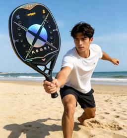 Raquete de Padel de Carbono, Raquete de Padel de Praia, Raquete de Padel de Praia da China - Image 4