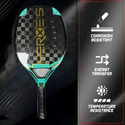 Raquete de Beach Tennis 2026 Top Brand Heroes Power STARLIGHT THE RUBY BULL REBEL REVENGE em Fibra de Carbono Completa - Image 3