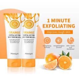 Laranja esfoliante gel removedor de manchas mortas iluminar peeling 50g reparação suave esfrega clarear hidratante hidratante cuidados com a pele coreano - Image 1