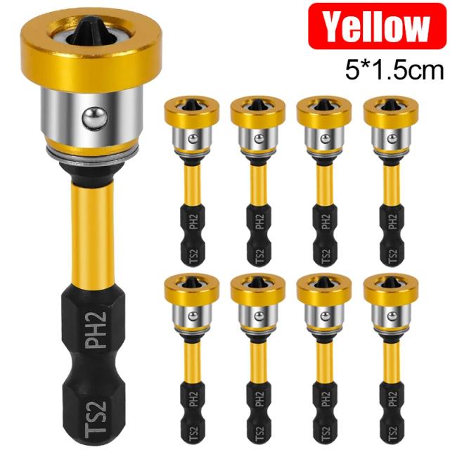 Brocas Magnéticas para Drywall 1/4" Aço Cromo Vanádio