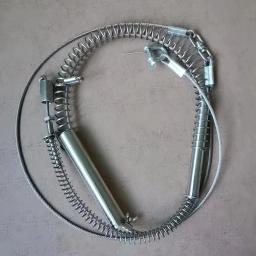 1 peça mola mais forte para substituição de armadilha de javali com porcas cabo de fio diâmetro 4mm - Image 1