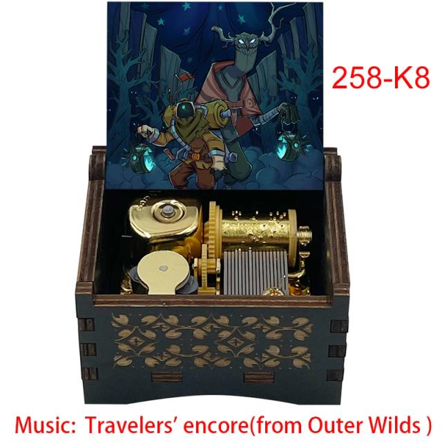 Jogo exterior selvagens tema música 18 tons caixa de música duração 14 segundos mesa estudo ornamentos decorativos presentes do feriado para amigos