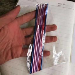 14 pçs agulhas de tricô de alumínio conjunto de crochê de metal misturado gancho tecer camisola diy mão artesanato fio agulha de costura ferramentas - Image 4