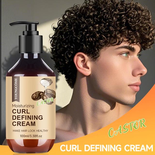 Creme Modelador Masculino com Óleo de Rícino, Alecrim e Hortelã-Pimenta 100ML