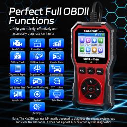 2026 KONNWEI KW330 Ferramenta de Diagnóstico Automotivo OBD2 Scanner de Falhas Teste de Bateria do Motor Consulta de DTC Fluxo de Dados em Tempo Real Ferramenta de Inspeção OBD - Image 2