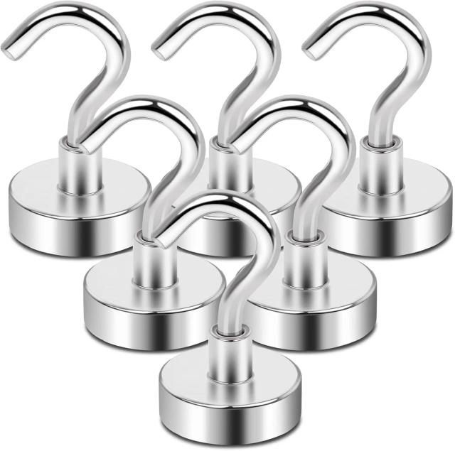 Ganchos Magnéticos de Neodímio para Serviço Pesado 150 lb