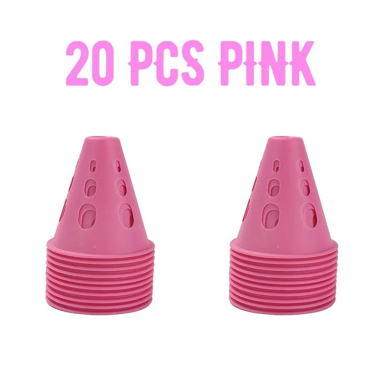 20/40/60 PCS Colorido À Prova de Vento Skate Marcador Cones Rolo Copo de Marcação de Futebol Equipamento de Treinamento de Futebol - Image 1