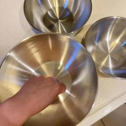 Conjunto de tigela de aço inoxidável 1-3 com escala para cozinhar, assar, armazenamento de alimentos, tigelas de mistura de grande capacidade para itens essenciais de cozinha doméstica - Image 3