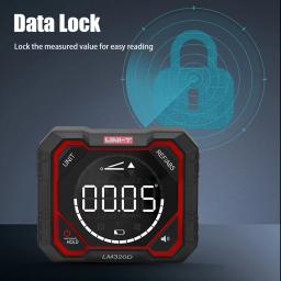 UNI-T LM320D LM320E LM320F Laser Inclinômetro Digital Angel Meter com Medição de Ângulo Relativo Absoluto Inclinômetro Magnético - Image 5
