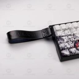 Fita de Couro Genuíno para Teclado Mecânico, Personalização de Alça Magnética para Teclado, Alça para Teclado Wooting Atk68 Drunkdeer - Image 1