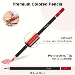 Lápis de cor 72 peças, pontas de núcleo macio de 3,0 mm com cores ricas e vibrantes que podem ser misturadas, perfeitas para iniciantes e avançados A - Image 2