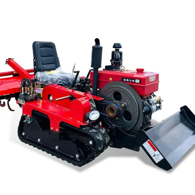Cultivador Agrícola Personalizado de 25HP, Mini Trator Multifuncional com Escavadora - Image 1