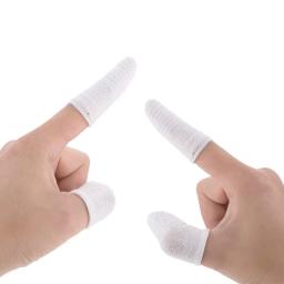 10/20 Peças Escova de Dedo para Remoção de Tártaro em Pets, Protetores de Dedo Duplos de Tecido para Cães e Gatos, Cuidado Oral para Remoção Profunda de Manchas - Image 5