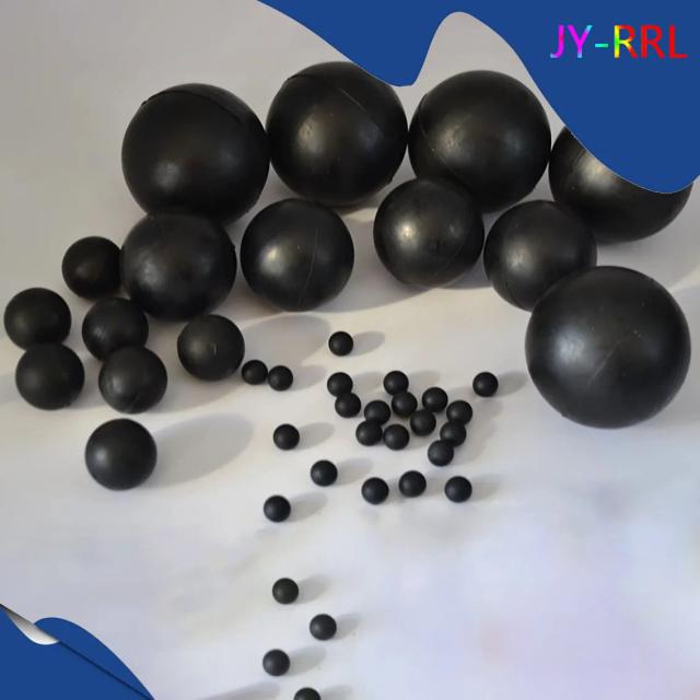 Bola de borracha preta diâmetro 2/2.5/3/3.5/4/4.5/5/5.5/6-127mm bola de borracha de vedação sólida redonda peças industriais diy