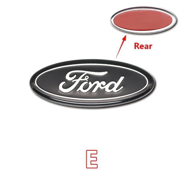 Adesivo Volante Carro Fibra de Carbono para Ford Focus Fiesta Mondeo Fusion 5.8cm