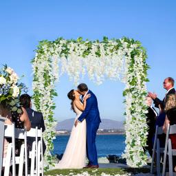 12pçs flores artificiais de videira de glicínias, atacado, corda falsa para decoração de festa de casamento em casa, seda - Image 5